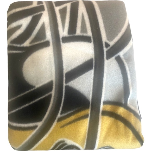 NFL New Orleans Saints Football Gridiron Fleece Throw, 50 x 60-inches. - Picture 2 of 3